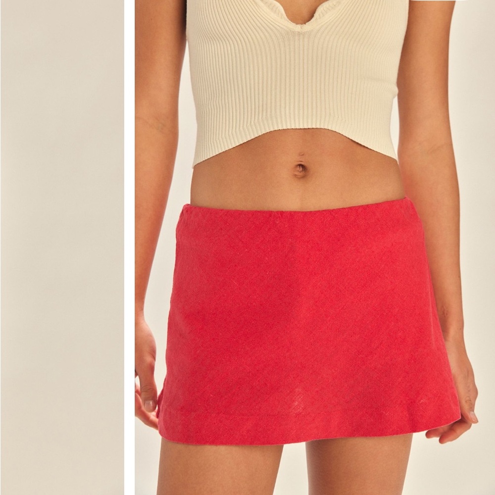 Free People my little micro mini skort NWT